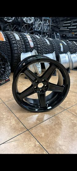 Rines Demon 5x115 Gloss Black Stagger 