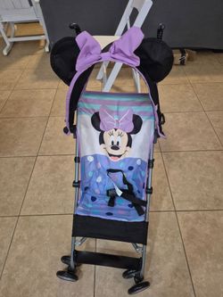 Minnie Mouse stroller with ears - new