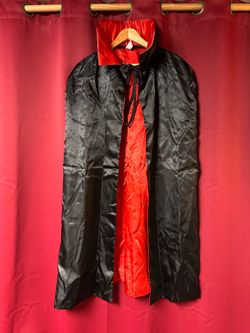 Red and black cape costume - Dracula, vampire, goth