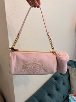 Juicy Couture Choose Scottie Dogs Barrel Satchel Lilac Mist Bag Purse