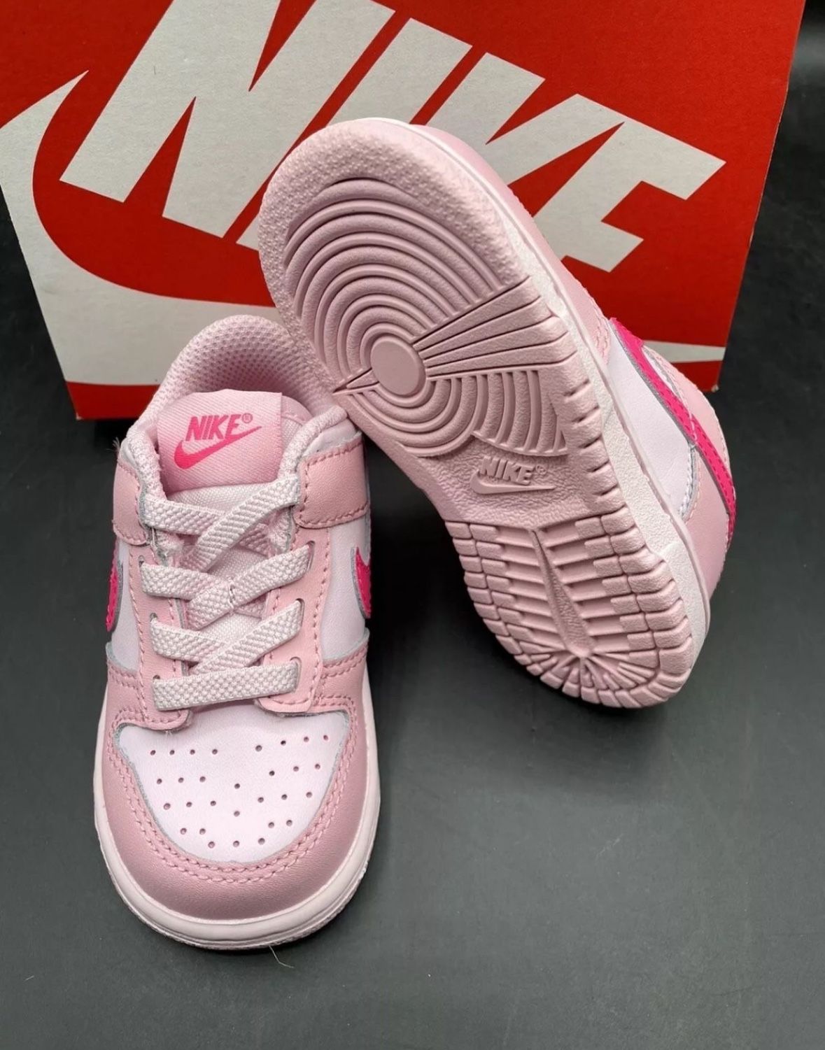 New Nike Dunk Low Baby Girl Shoes Toddler TD Size 5c