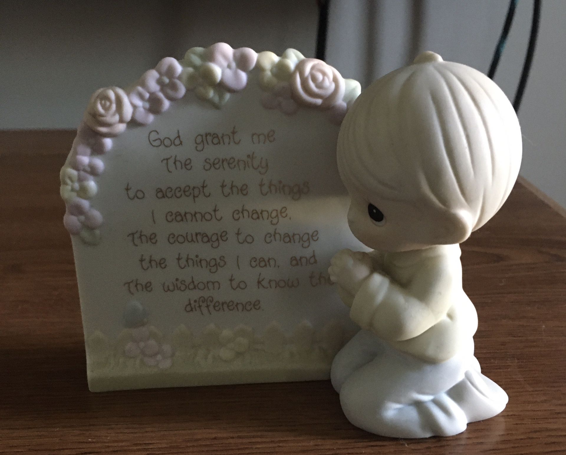 Precious Moments Figurine- serenity prayer