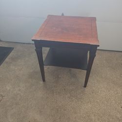Vintage Wooden Side End Table 