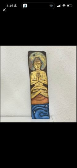 Hand Painted Buddha Decor