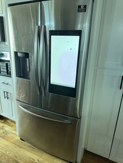 Samsung Smart Hub Fridge, GE Dishwasher, GE Gas Stove