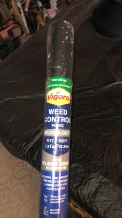 Weed control barrier fabric vigoro 4’x50’