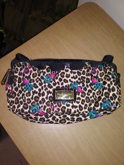 Betsey Johnson makeup bag cosmetic purse