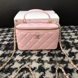 Luxury Pink Vanity Bag