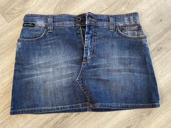 D&G Dolce & Gabbana denim mini skirt waist size 26