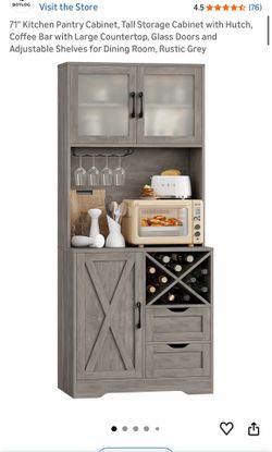 Coffee bar/kitchen storage