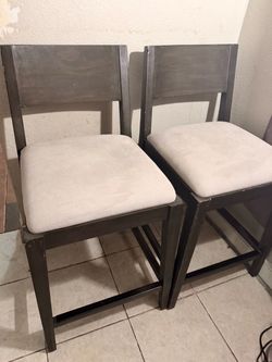Gray stool chair