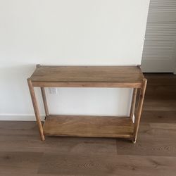 Solid wood table