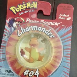 Pokemon Power Bouncer CHARMANDER No 04 1998 Nintendo Hasbro SEALED NEW