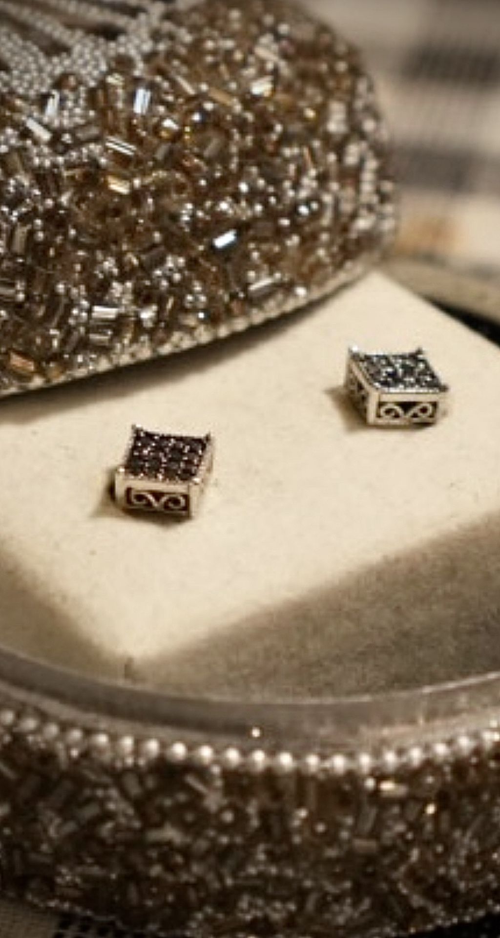 Black Diamond Earrings 