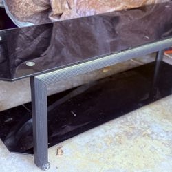 Glass Top TV Stand