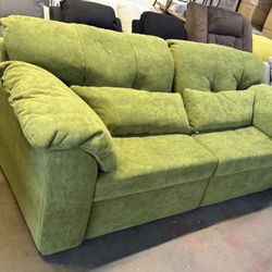 88” Large Pull Out Sofa Bed, Convertible Sleeper Sofa Couch With Pullout Bed, 2 In 1 Sofa Bed Couch ,For Living Room Office,Green