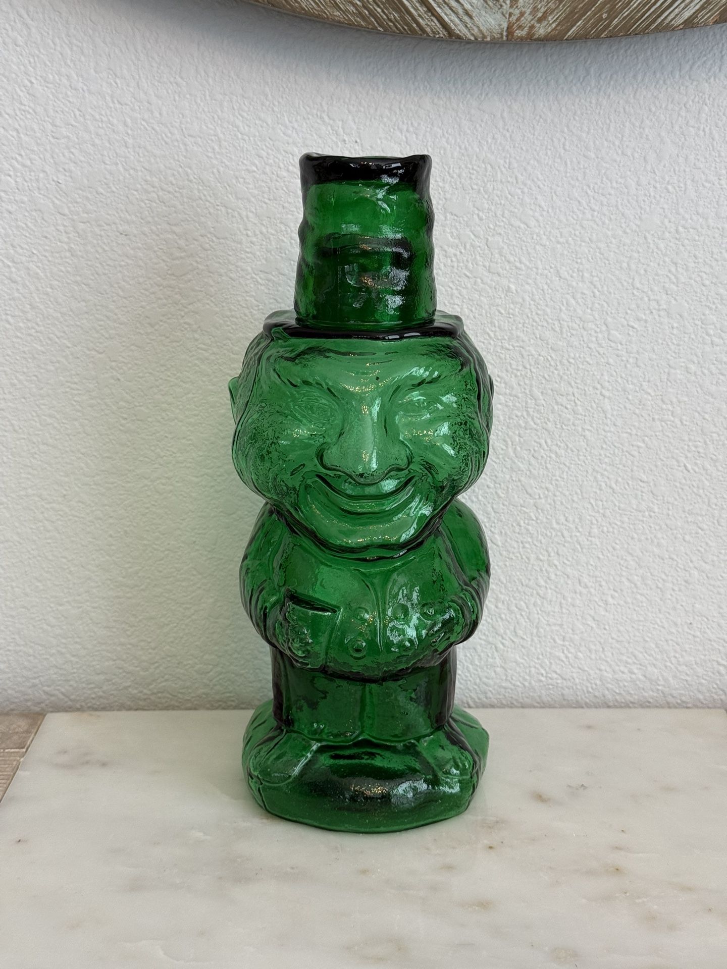 Vintage Tiara Exclusives Jolly Mountaineer decanter, also known as the "Old Man Decanter"