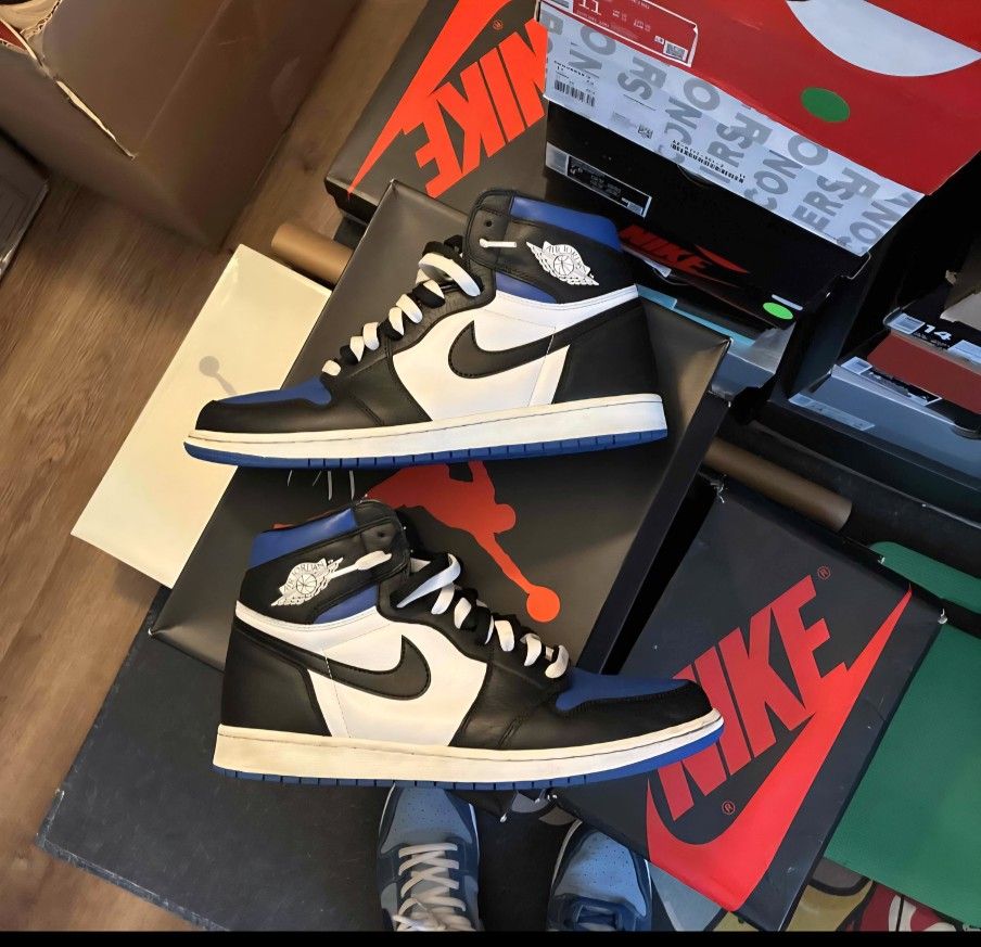 Jordan 1 Royal Toe Sz 13
