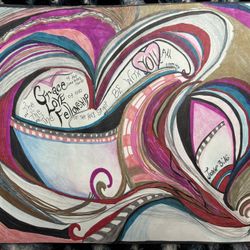 Original Colored Pencil/Sharpie Art