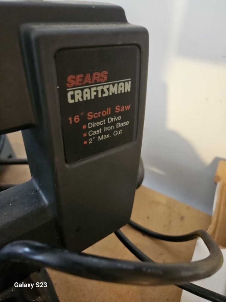 16" Craftsman Scroll Saw