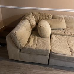 Tan Sectional 