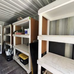 Custom White Shelving 