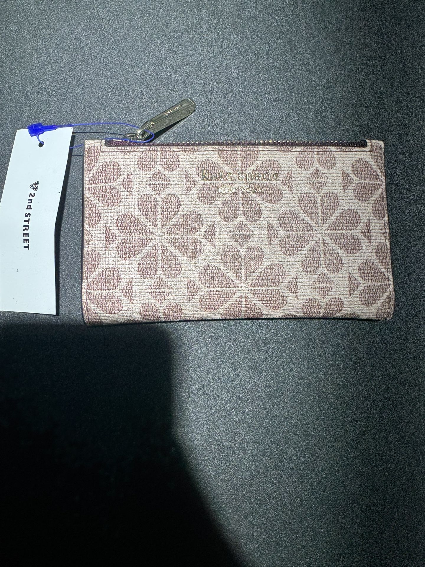KATE SPADE FLOWER MEDIUM BIFOLD WALLET 