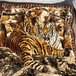 Thick Queen Size Mexican Blanket (Cobija)