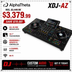 XDJ AZ Rekordbox Serato Controller 4 Channel Mixer 10 Inch Touchscreen Pioneer XDJ-AZ 🚨 Payment Options Available 🚨 No Credit Needed 🚨