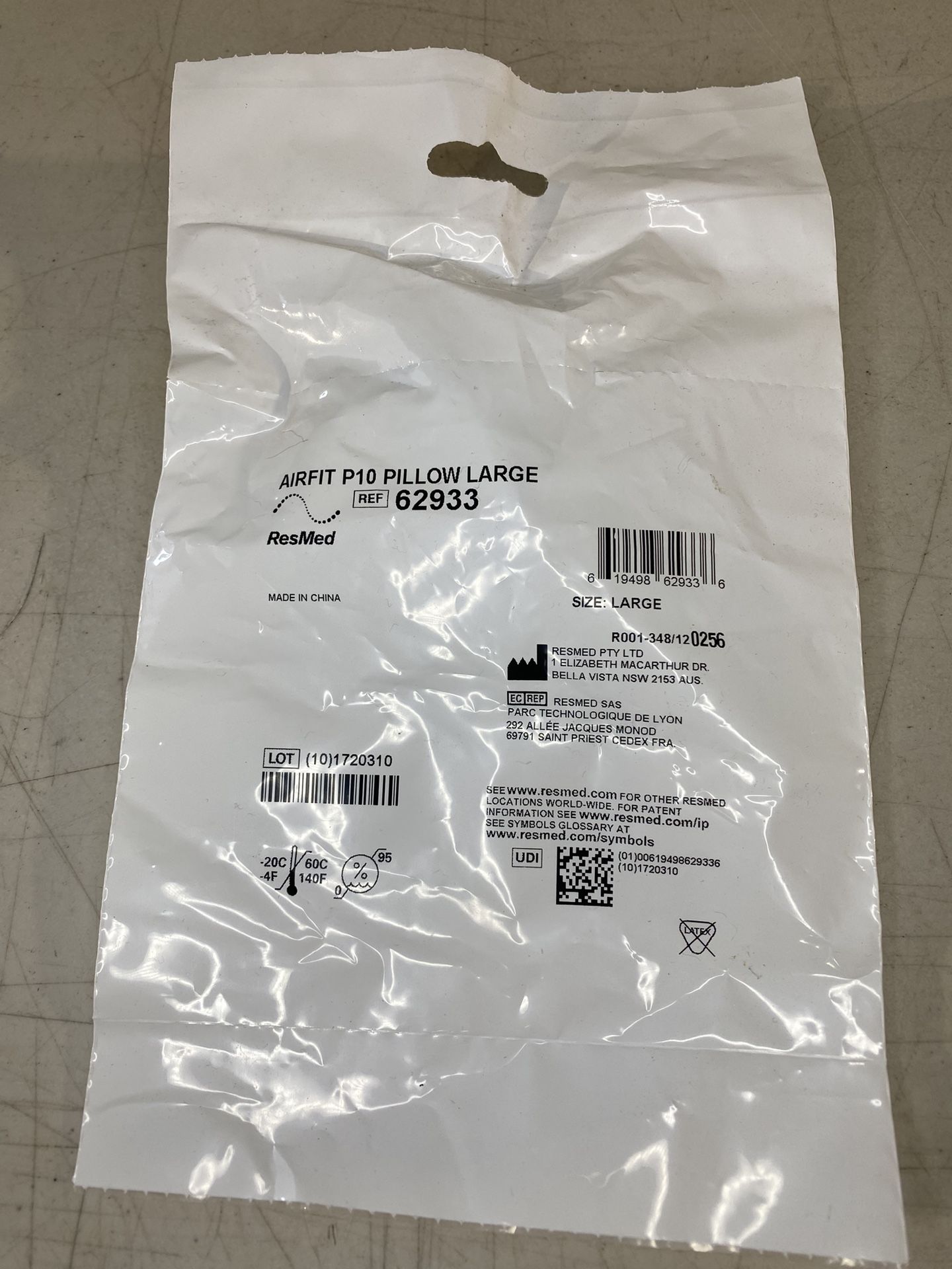 ResMed Airfit P10 Pillow LARGE 62933 (5) $40