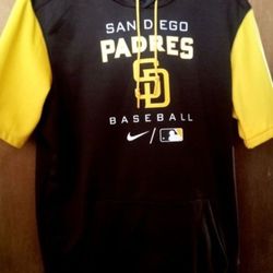 New San Diego Padres Dugout Hoodie Men Medium