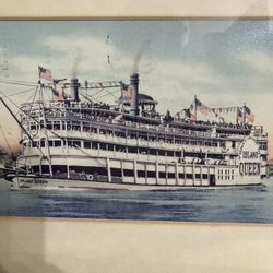 Vintage Colored Photo  Of The Delta Queen