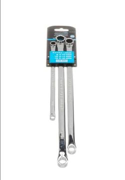 "NEW" LONG 3 Piece Metric Wrench Set - GM4807 Power Torque