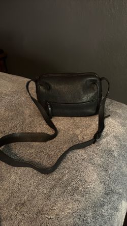 Bag ecco /  crossbody leather medium good condition usada black