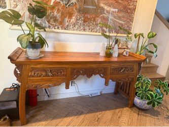 Antique console table
