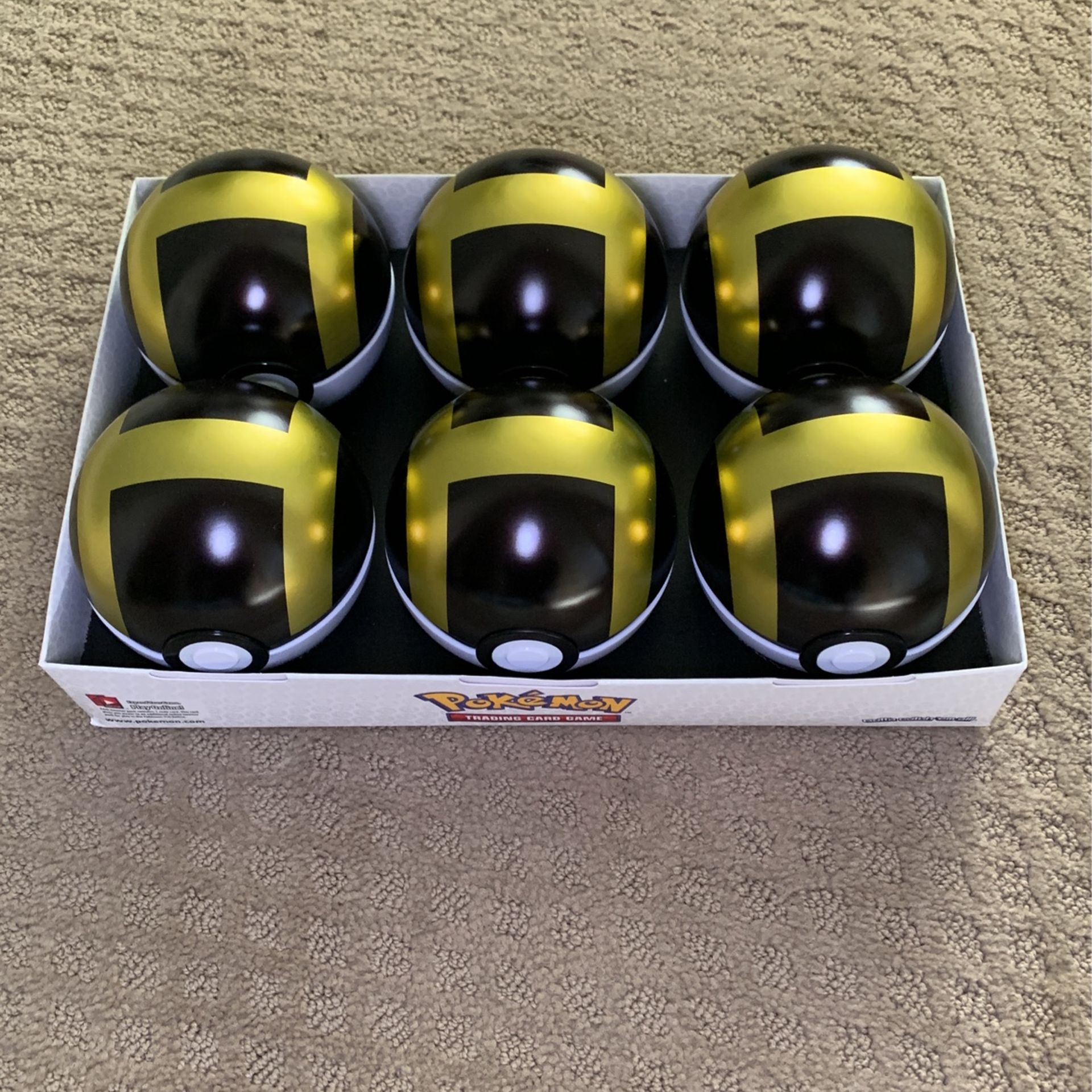 Pokemon Ultra Ball Empty Tin Set (6)