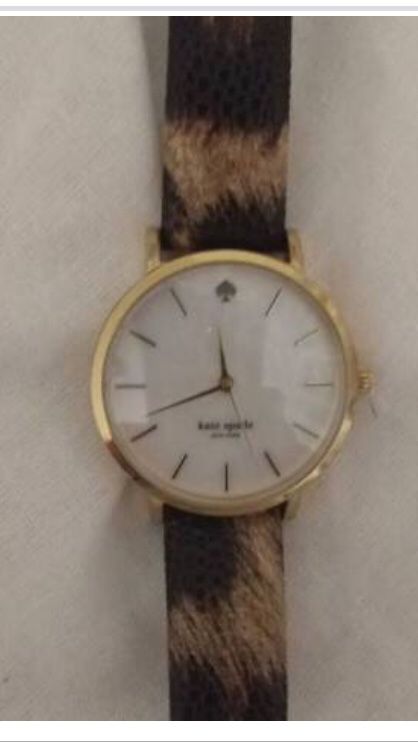 Kate Spade With Leopard Watchband