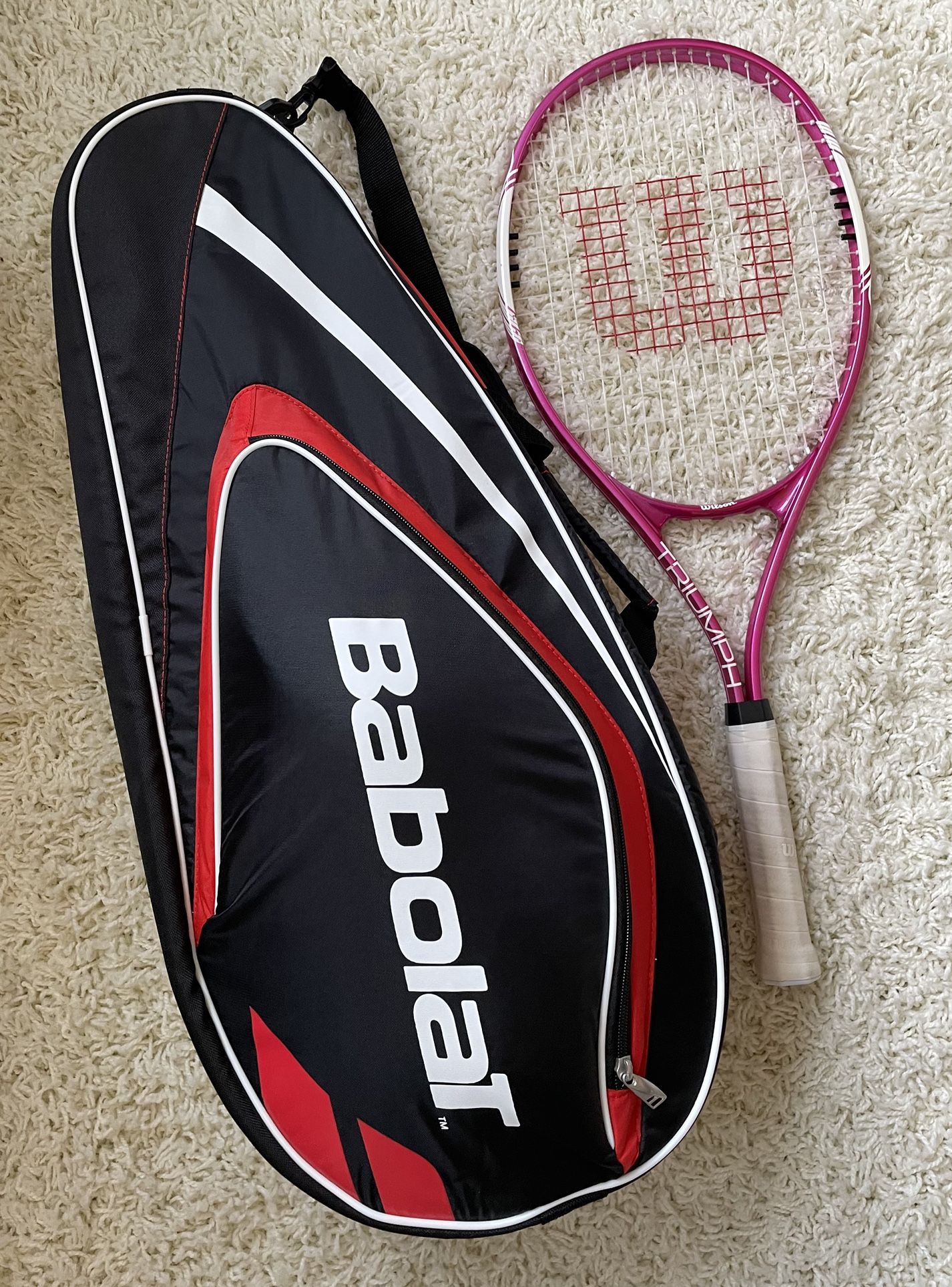 Tennis Bag And One Racket