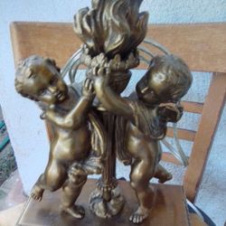 2 Piece Vintage Lamps 