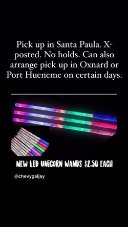 New unicorn light wands