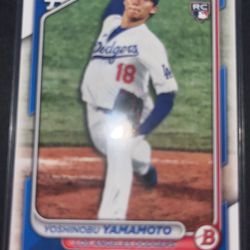 Yoshinobu Yamamoto Dodgers Rookie Card