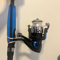 Ready Fish Plus Fishing Rod And Reel Combo - 2 Pieces at 5’ 7” Long 