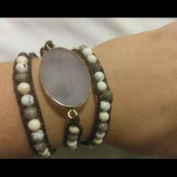 Amethyst Purple Wrap Bracelet