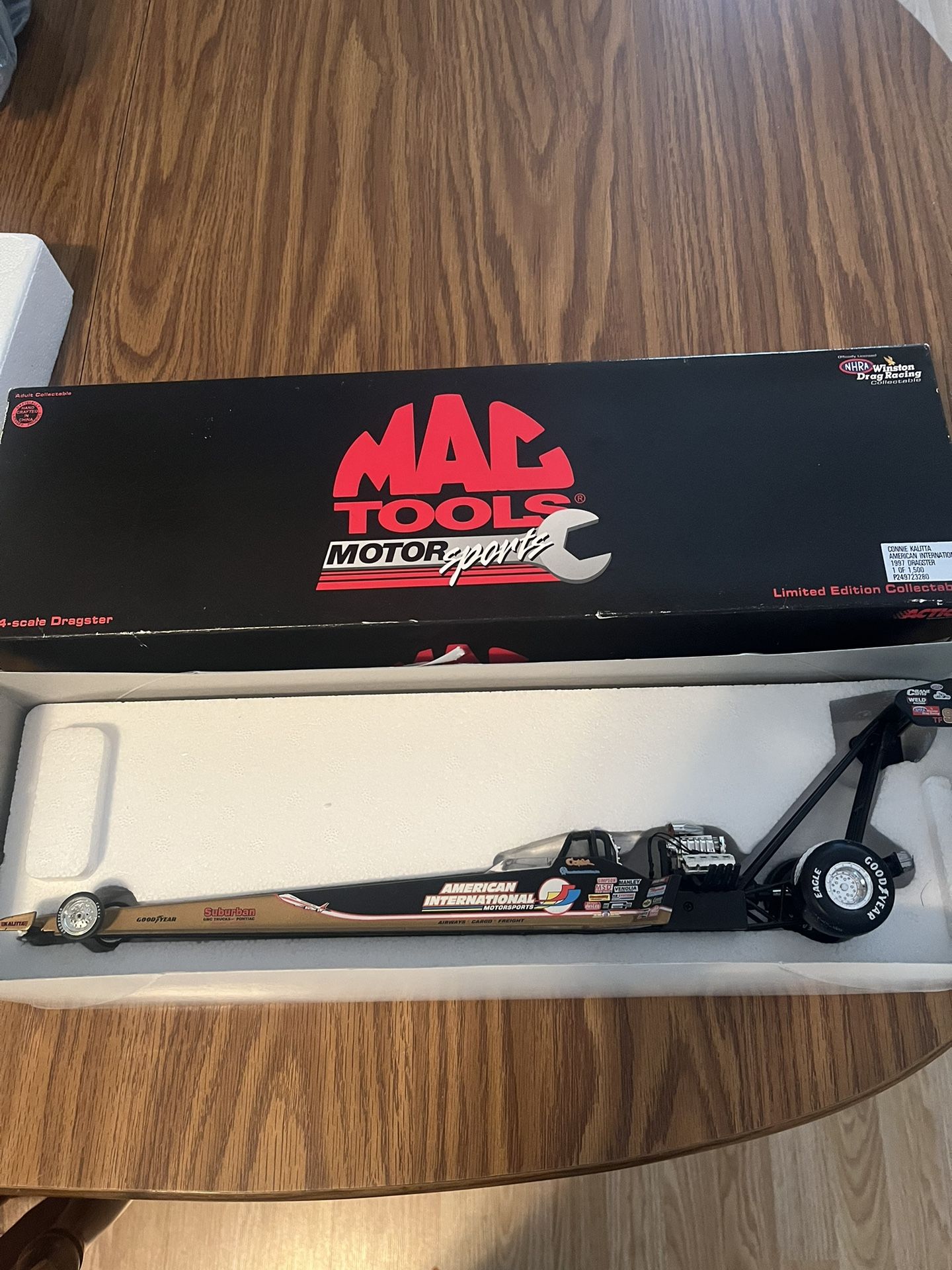 Action Mac Tools 1/24 Connie Kalitta 1997 American International Top Fuel Dragster 1Of 1,500