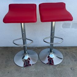 Beautiful Red Stools 
