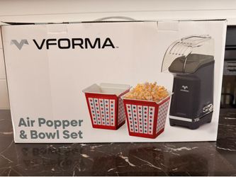 Popcorn Air Popper & Bowl Set