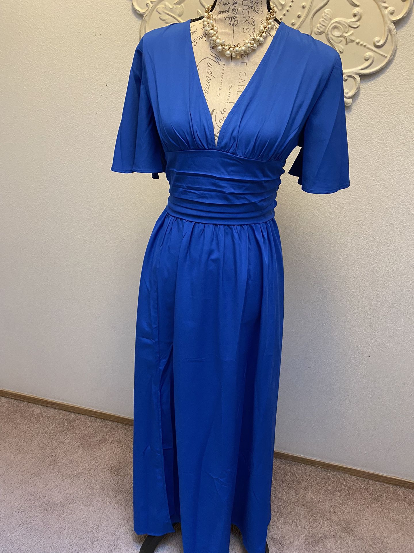 Beautiful Royal Blue Dress Size M
