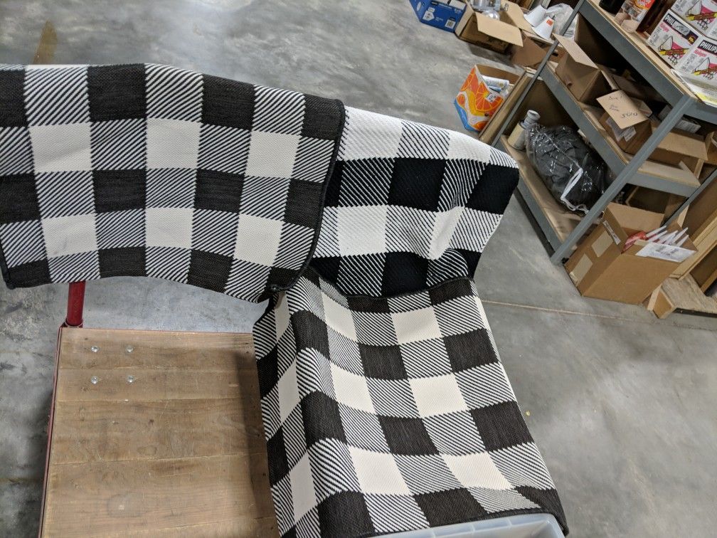 Checkered rugs