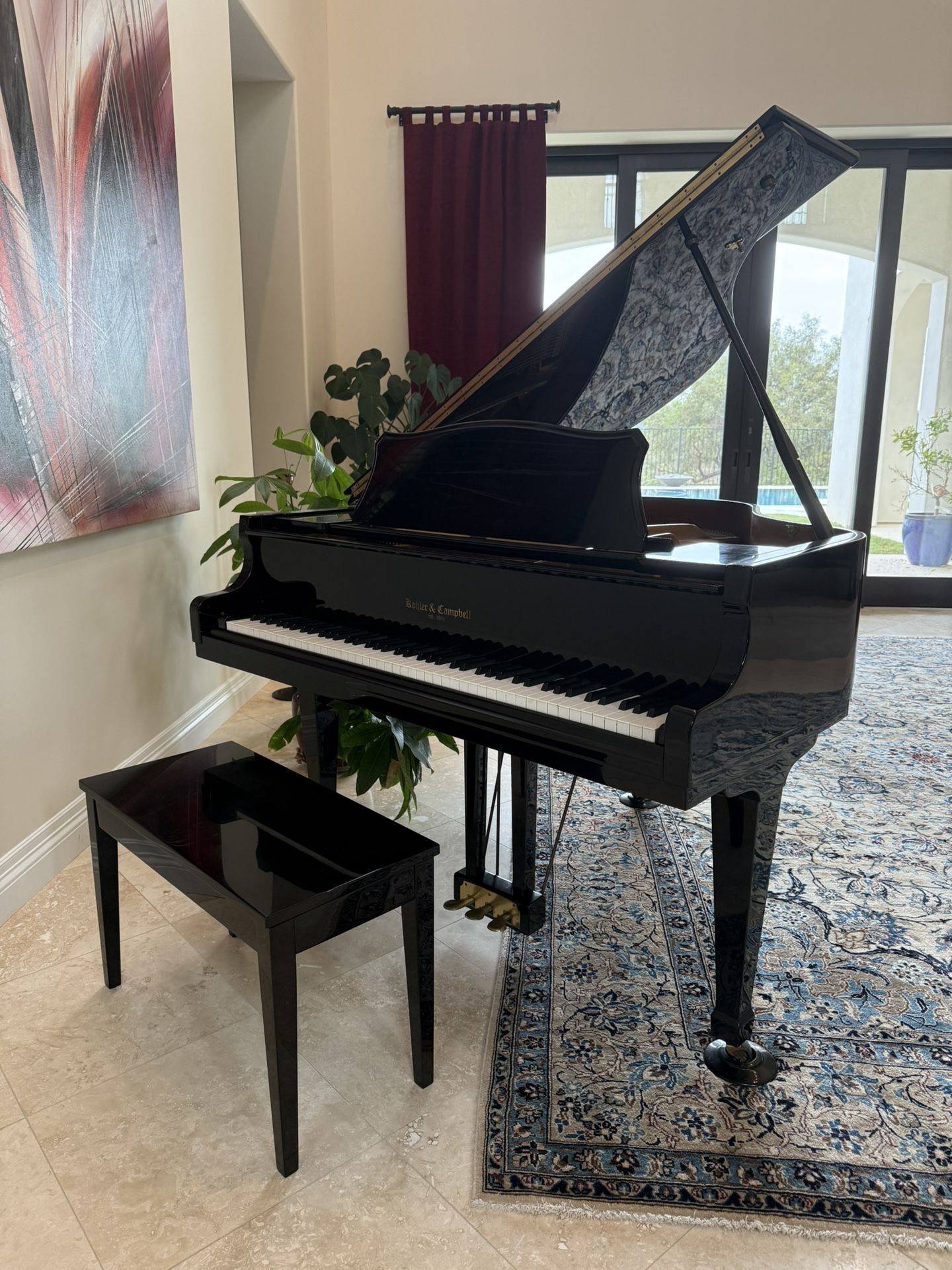 Beautiful Baby Grand Piano. 4.5ft Kohler & Campbell. 