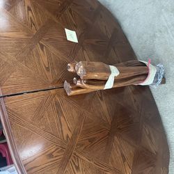 Wood Dining Table With 4 Chairs